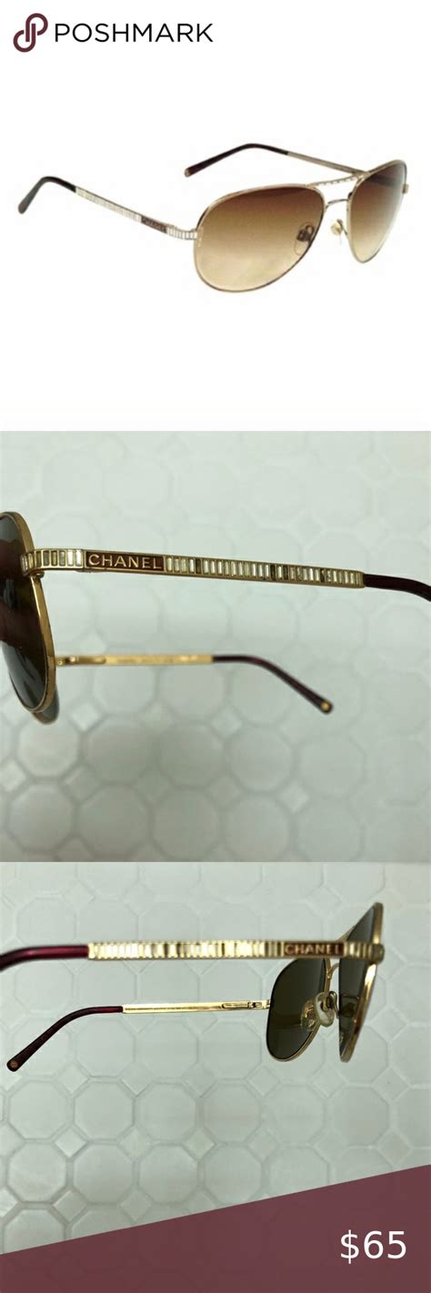 chanel rhinestone aviator sunglasses|Eyewear .